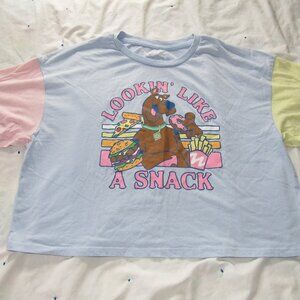 Multi-color Scooby Doo Crop Top Woman's Medium